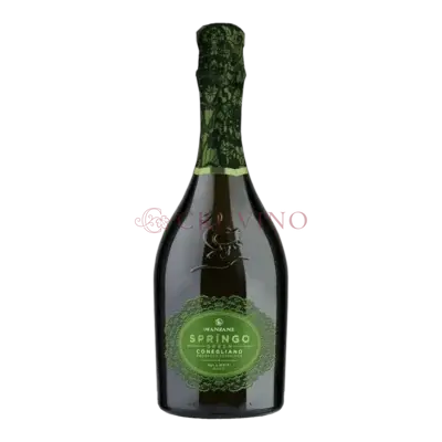Le Manzane Springo Green Prosecco Superiore Sui Lieviti DOCG Brut Nature Bottle Fermented